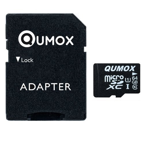 QUMOX 64GB Scheda memoria MICRO SD MEMORY CARD CLASS 10 UHS-I da 64 GB ad... - Ilgrandebazar