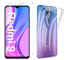 Carica l'immagine nel visualizzatore di Gallery, iBetter per Xiaomi Redmi 9 Cover + Pellicola Protettiva in Vetro Trasparente