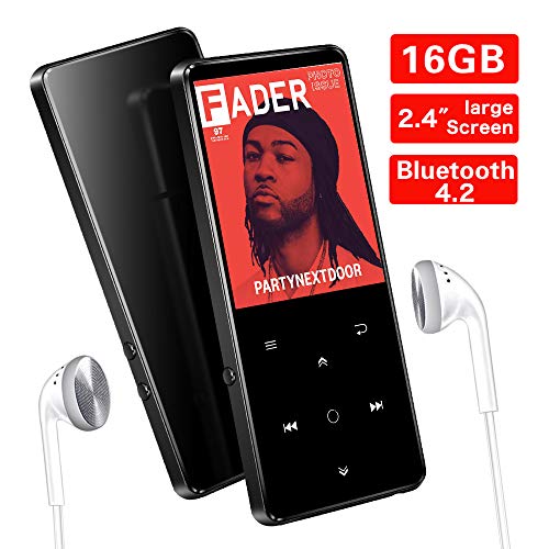 16GB Lettore MP3 con Bluetooth 4.2, Supereye 2.4 Pollici Portatile M2