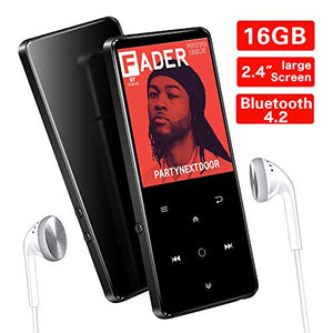 16GB Lettore MP3 con Bluetooth 4.2, Supereye 2.4 Pollici Portatile M2