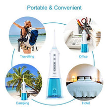 Carica l'immagine nel visualizzatore di Gallery, Idropulsore Dentale portatile, TUREWELL Irrigatore Orale 300ml, 3 modalità 4...