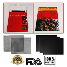 Carica l&#39;immagine nel visualizzatore di Gallery, Hootracker BBQ Grill Mat Confezione di 5 tappetini antiaderenti... - Ilgrandebazar