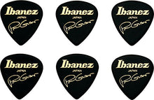 Carica l&#39;immagine nel visualizzatore di Gallery, Ibanez B1000PG-BK - Plettri autografati Paul Gilbert, 6 pz, colore: Nero - Ilgrandebazar