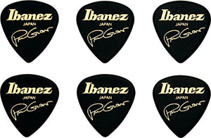 Ibanez B1000PG-BK - Plettri autografati Paul Gilbert, 6 pz, colore: Nero - Ilgrandebazar