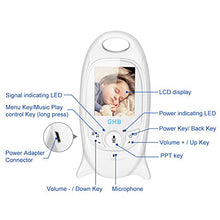 Carica l&#39;immagine nel visualizzatore di Gallery, GHB Babyphone Digital Audio Video Baby Monitor Camera Phone Wireless...