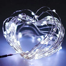 Carica l'immagine nel visualizzatore di Gallery, owwasd [2 pezzi Catena luminosa solare per esterni, 14 m, 120 LED, per esterni, resistente alle intemperie, per balcone, alberi, terrazze, matrimoni, feste, giardino (Bianco)