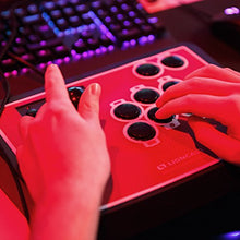 Carica l&#39;immagine nel visualizzatore di Gallery, Lioncast Controller Joystick per Combattimento Arcade Rosso - PC, PS2, PS3