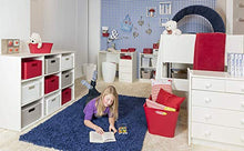 Carica l&#39;immagine nel visualizzatore di Gallery, Rotho Contenitore Country Box, Effetto Rattan, Bianco box A4 / 18 L,