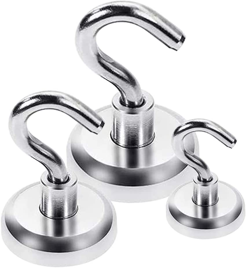 5 Ganci Magnetici Ultra Potenti - Gancio Con Magnete Al Neodimio Per Cucina, Ufficio, Casa - Foto 5