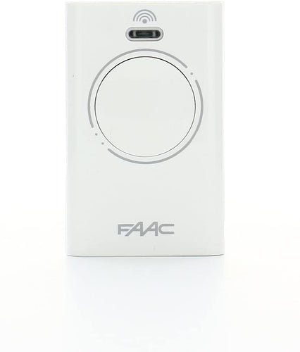 FAAC 787007 AUTOMAZIONE CANCELLO Telecomando XT2 433 SLH LR TRASMITTENTE 2 CANALI Bianca 433 MHz