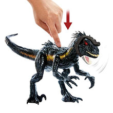 Carica l&#39;immagine nel visualizzatore di Gallery, Jurassic World - Indoraptor Dinosauro Cerca e Attacca con attrezzatura di tracciamento e 3 funzionalità di attacco, Giocattolo per Bambini 4+ Anni, HKY12