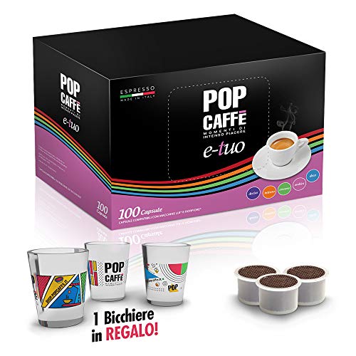 100 Capsule E-Tuo COMPATIBILI FIOR Fiore COOP E Lui Espresso Miscela 4...