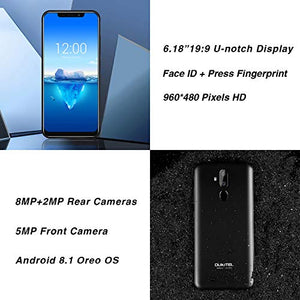 OUKITEL C12 Smartphone, 6.18" 3G Telefono Cellulari Sbloccato, 19:9 Viola - Ilgrandebazar