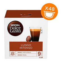 Carica l&#39;immagine nel visualizzatore di Gallery, Nescafé Dolce Gusto Lungo Intenso Caffè, 3 Confezioni da 16 48 Capsule