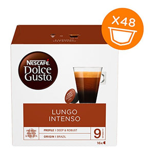 Nescafé Dolce Gusto Lungo Intenso Caffè, 3 Confezioni da 16 48 Capsule
