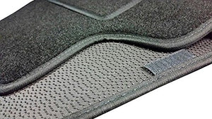 Tappetini auto in moquette con strappo compatibili per Smart 2a Serie Nero - Ilgrandebazar