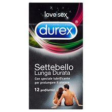 Carica l&#39;immagine nel visualizzatore di Gallery, Durex Settebello Lunga Durata Preservativi Ritardanti per Prolungare 12 unità - Ilgrandebazar