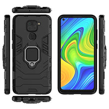 Carica l&#39;immagine nel visualizzatore di Gallery, AILRINNI Cover per Xiaomi Redmi Note 9 - Pellicola Protettiva in Vetro Nero