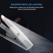 Carica l'immagine nel visualizzatore di Gallery, RIKIN Aspirabriciole Senza Fili Aspirapolvere Portatile Potente 7000PA 120W 12V Aspirapolvere Ricaricabile Filtro HEPA Umido e Secco con illuminazione a LED per Auto Ufficio Casa