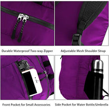 Carica l'immagine nel visualizzatore di Gallery, Orangeck Piccolo Zaino Ripiegabile Leggero 18L, Zainetto 04.viola