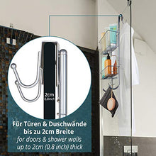 Carica l&#39;immagine nel visualizzatore di Gallery, Mensola Doccia da Appendere Chromo – 2X scaffali – 59,3 x 22,6 x 11 cm