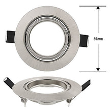 Carica l&#39;immagine nel visualizzatore di Gallery, Lengjoy Faretti LED da Incasso per cartongesso,Orientabile con 2700k silver - Ilgrandebazar
