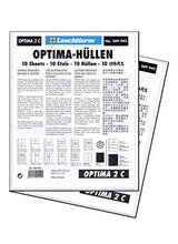 Carica l&#39;immagine nel visualizzatore di Gallery, Leuchtturm - Fogli di Banconote Optima C2, 2 sezioni, Trasparenti - 20 - Ilgrandebazar