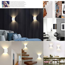Carica l&#39;immagine nel visualizzatore di Gallery, Lampada da Parete Led Interno, 2 Pezzi 12W Bianco Caldo LED Applique - Ilgrandebazar