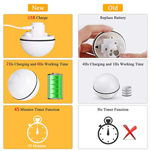 Giocattolo interattivo per gatti, con funzione timer LED ricaricabile...