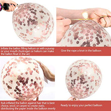 Carica l'immagine nel visualizzatore di Gallery, AUSYDE Palloncini in Oro Rosa e coriandoli Lattice oro - Ilgrandebazar