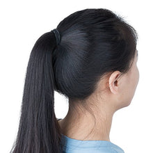 Carica l&#39;immagine nel visualizzatore di Gallery, Meersee Elastici per capelli spessi e ricci, Misura grande, Nero, 100 Nero - Ilgrandebazar