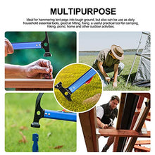 Carica l'immagine nel visualizzatore di Gallery, TAGVO Martello da Campeggio, Multifunzione Campeggio Esterna B Stile-Blu