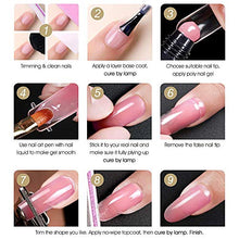 Carica l&#39;immagine nel visualizzatore di Gallery, Gel per Unghie Ricostruzione Kit, Mysweety 8 Colorati Poly professionale...