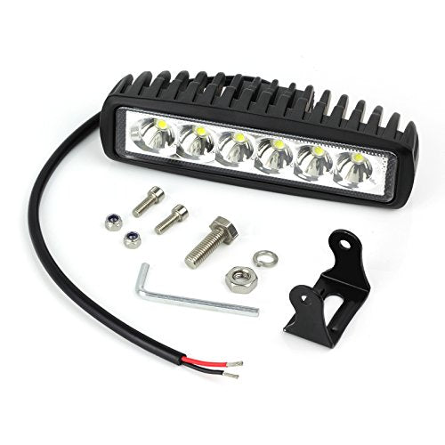 Justech 18W Faro da Lavoro Barra LED Proiettore Riflettore Faretto a - Ilgrandebazar