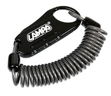 Carica l&#39;immagine nel visualizzatore di Gallery, Lampa 90595 Raptor Lucchetto Antifurto con cavo a spirale - Ilgrandebazar