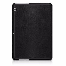 Carica l&#39;immagine nel visualizzatore di Gallery, EasyAcc Cover Custodia per Huawei MediaPad T3 10, Ultra Sottile Smart Nero