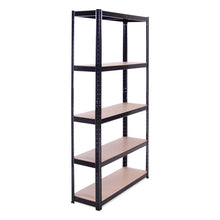 Carica l'immagine nel visualizzatore di Gallery, Scaffale per Garage - Scaffalatura - 180cm x 90cm x 30cm - Nero - 5 Blue