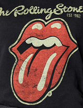 Carica l'immagine nel visualizzatore di Gallery, Rolling Stones Plastered Tongue Camicia Donna M, Nero (Black) - Ilgrandebazar