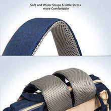 Carica l'immagine nel visualizzatore di Gallery, Zaino Mamma neonato Fasciatoio, Multifunzione Bambino Borsa Nappy Navy Blu 3