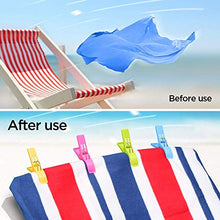 Carica l&#39;immagine nel visualizzatore di Gallery, Spurtar 8 Pezzi Mollette in Plastica Grandi Colori Brillanti, Clip di...