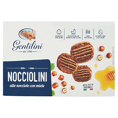 Gentilini Nocciolini alle nocciole con miele, 250 gr