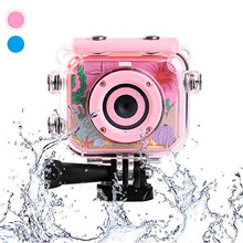 Carica l'immagine nel visualizzatore di Gallery, ToyZoom Bambini Macchina Fotografica 1080p HD Impermeabile Videocamera Rosa B