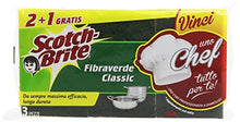 Carica l'immagine nel visualizzatore di Gallery, Scotch Brite Spugna Fibraverde Classic - 3 Pezzi - Ilgrandebazar