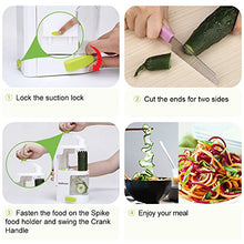 Carica l&#39;immagine nel visualizzatore di Gallery, Sedhoom spiralizzatore/Affettatrice di verdure verticale con 4 lame per... - Ilgrandebazar