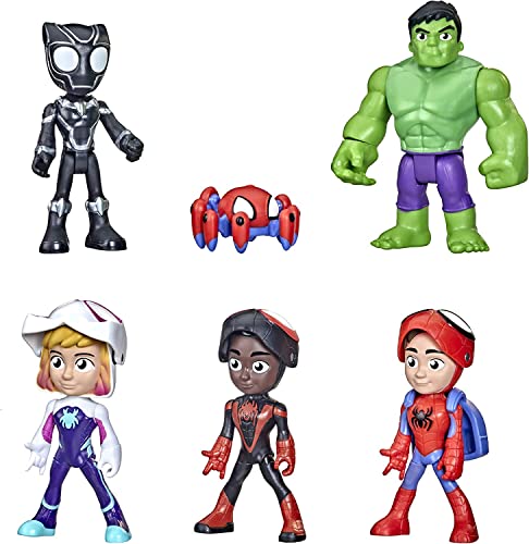 Marvel Spidey And His Amazing Friends, Confezione Multipla di Eroi maschiati da 10 cm, per Bambini dai 3 Anni in su [Esclusivo Amazon]