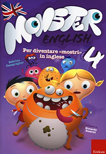 Monster english. Per diventare «mostri» in inglese. Con adesivi: 4...
