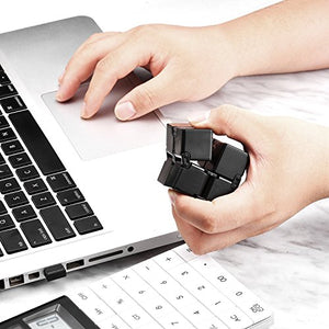 Funxim Infinity Cube Toy per Adulti e Bambini, Nuova Versione Fidget Nero - Ilgrandebazar