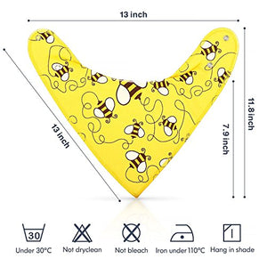 Bavaglino Neonato Bambino, Lenbest 8-pack Unisex Bavaglini Bandana 100%... - Ilgrandebazar