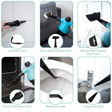 Carica l&#39;immagine nel visualizzatore di Gallery, Navaris Pulitore a Vapore Elettrico Portatile - Set 9 Accessori Pulitrice a...