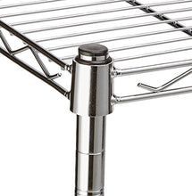 Carica l'immagine nel visualizzatore di Gallery, AmazonBasics - Scaffalatura a 3 ripiani, Cromato Cromo